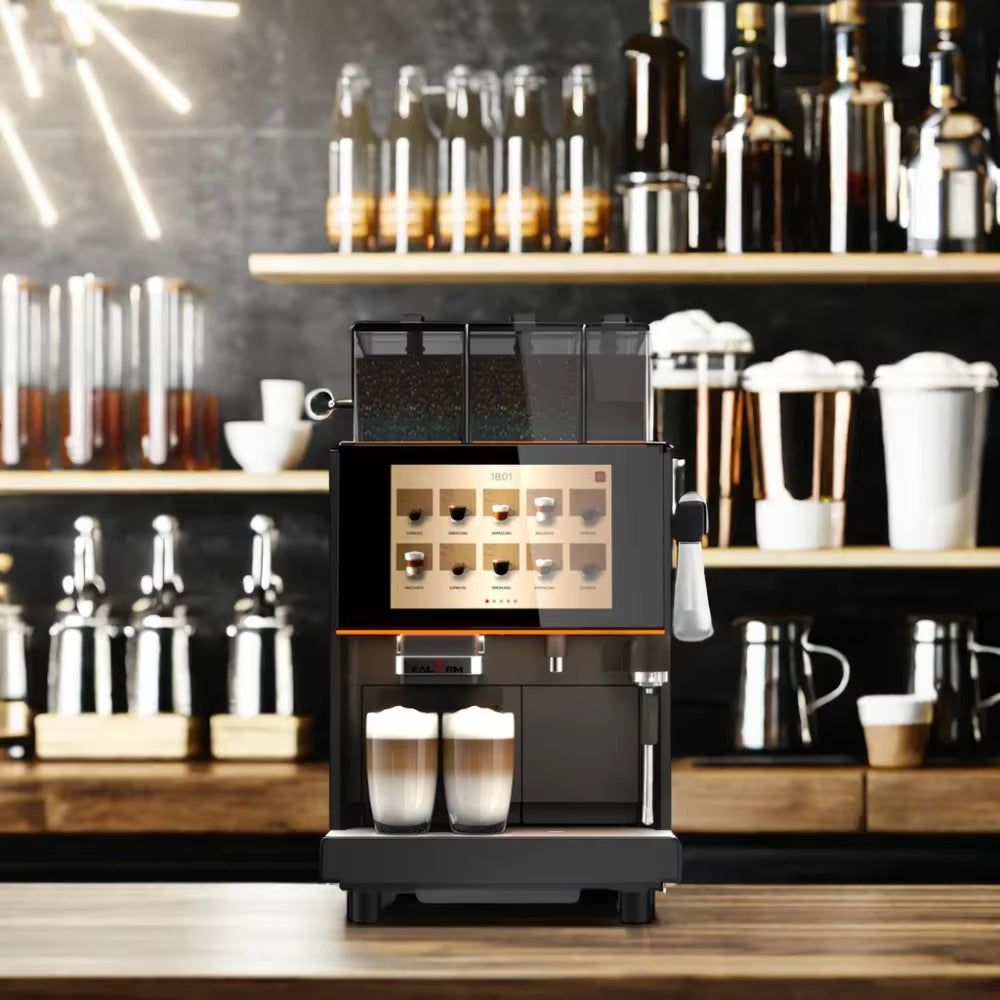 Professional Coffee Machinekaffeemaschine Vollautomat Touch Screen Fully Automatic Bean to Cup 19Bar Fast Heat up Electric Espre