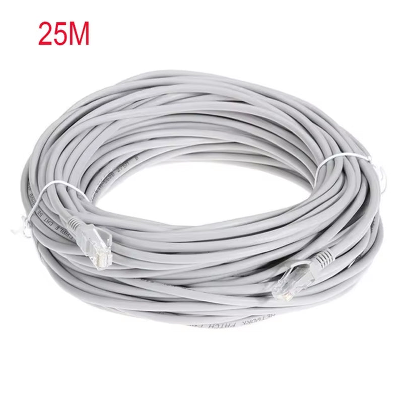 Cable Ethernet De Alta Velocidad Cat5E RJ45 Cable De Red LAN Enrutador De Ordenador Patch Cord , 1M/5M/10M/15M/20M/30M/50M