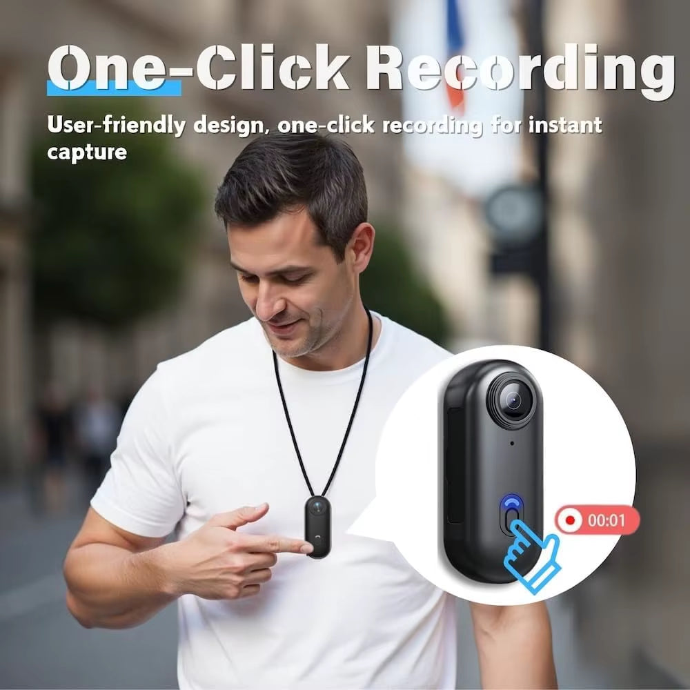 4K Vlogging Body Camera Wifi Wireless Mini Action Recorder Pocket Micro Cam Sports Travel Free Shipping Miniature Tiny HD Lens