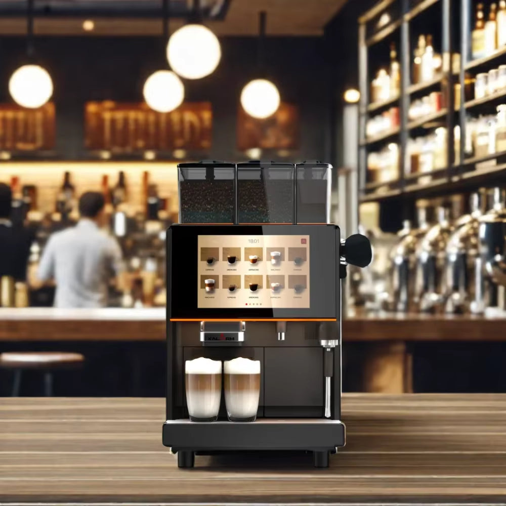 Professional Coffee Machinekaffeemaschine Vollautomat Touch Screen Fully Automatic Bean to Cup 19Bar Fast Heat up Electric Espre