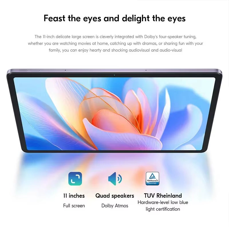 Global ROM Xiaoxin Pad 2024 Tablet 8GB 128GB Pads Qualcomm Snapdragon 685 Octa Core 11" WIFI 8MP Cam7040Mah 20W Charger