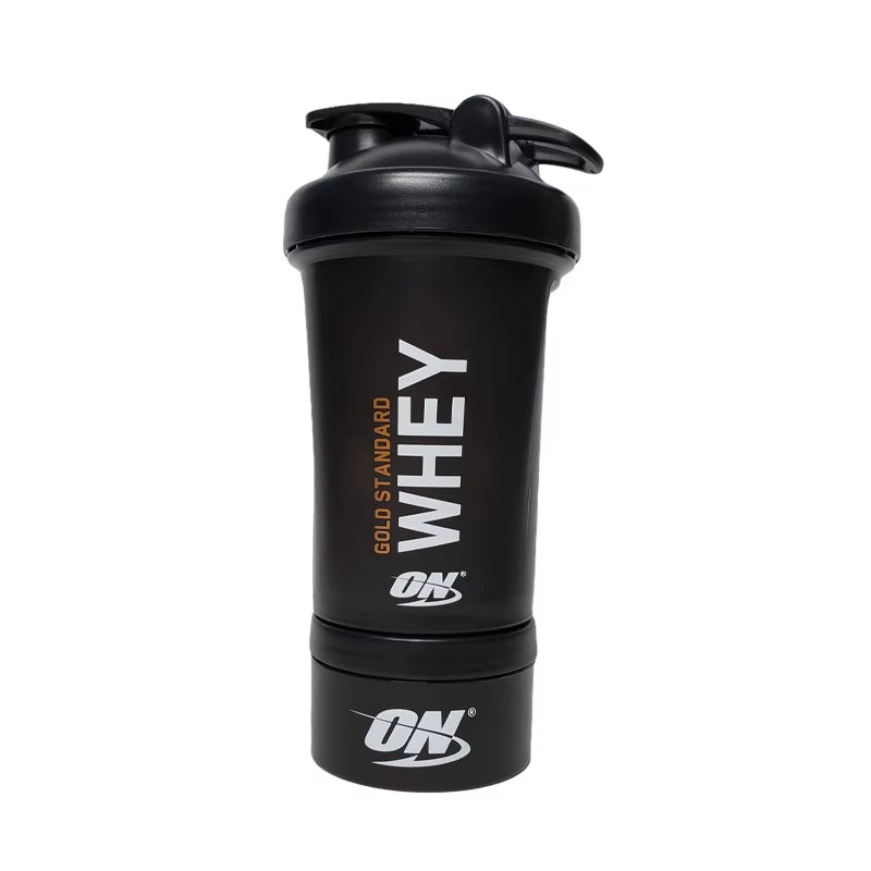 Shake Cup 450ML Protein Powder Shake Cup with Ball Medicine Box Cup on Fitness Cup Large-Capacity Plastic Cup