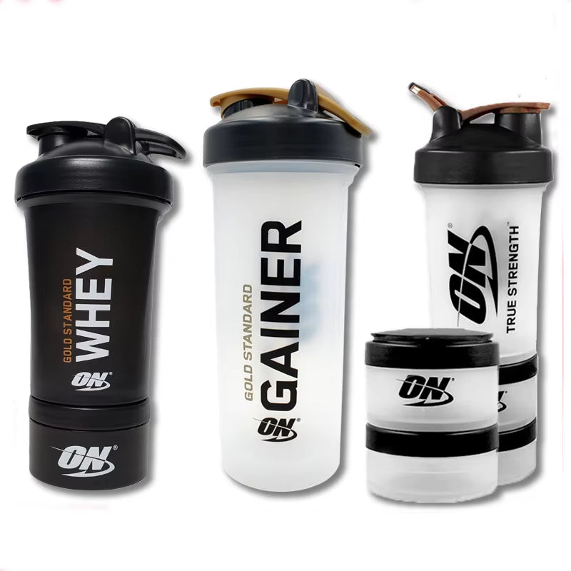 Shake Cup 450ML Protein Powder Shake Cup with Ball Medicine Box Cup on Fitness Cup Large-Capacity Plastic Cup