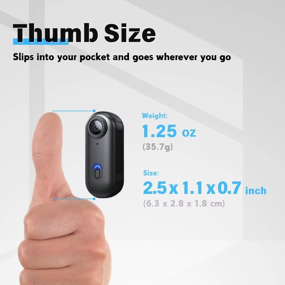 4K Vlogging Body Camera Wifi Wireless Mini Action Recorder Pocket Micro Cam Sports Travel Free Shipping Miniature Tiny HD Lens